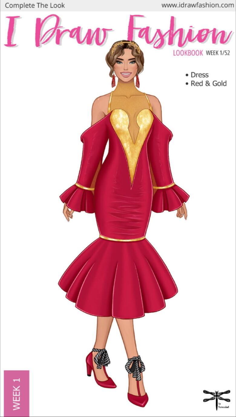 laura – Week 1/52 - Red and Gold