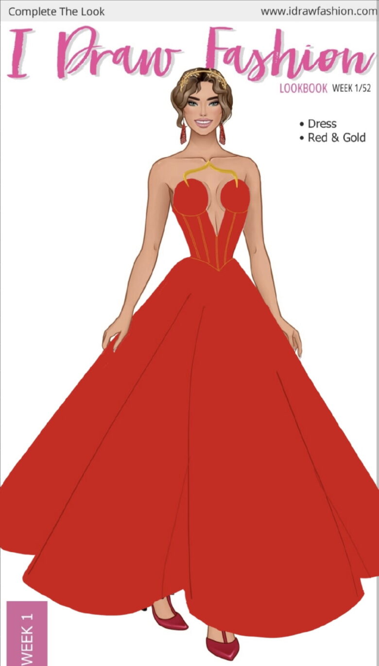 ziya – Week 1/52 - Red and Gold